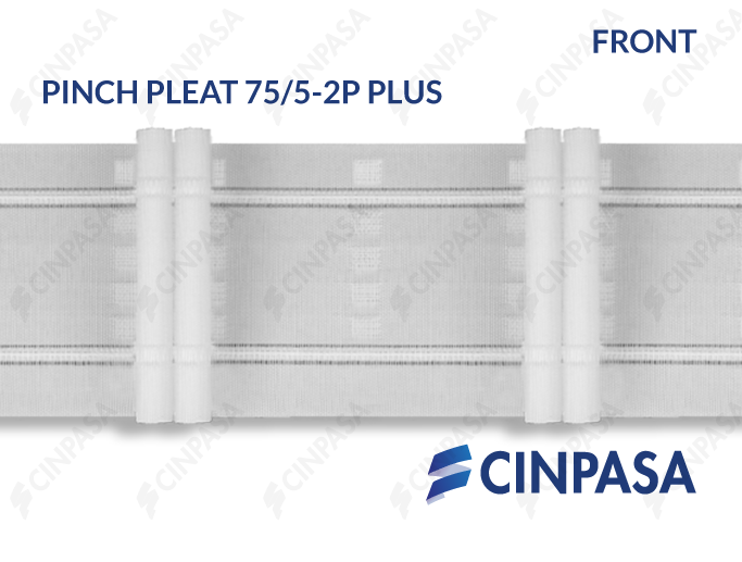  Pinch Pleat Curtain Tape - 2 Pleats 